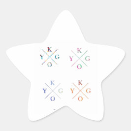 Adesivo Estrela pacote tygo 4