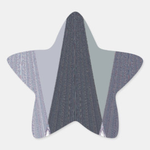 Adesivo Estrela Padrão de Geometria Tribal