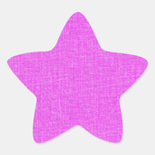 Adesivo Estrela Padrão de textura do tecido rosa ativado