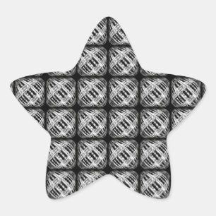 Adesivo Estrela Página de Chaves do Piano