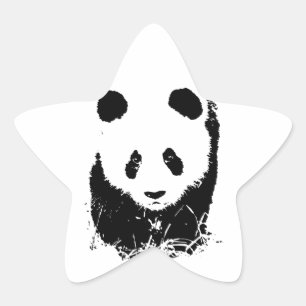 Adesivo Estrela Panda