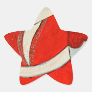 Adesivo Estrela Papai noel curdo