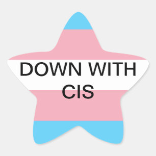 Adesivo Estrela para baixo com cis