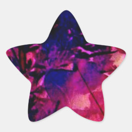 Adesivo Estrela Paraíso tropical noturno