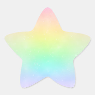 Adesivo Estrela Pasta Rainbow Sky Sticker