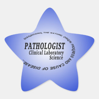 ADESIVO ESTRELA PATOLOGISTA - CIÊNCIA LABORATORIAL CLÍNICA