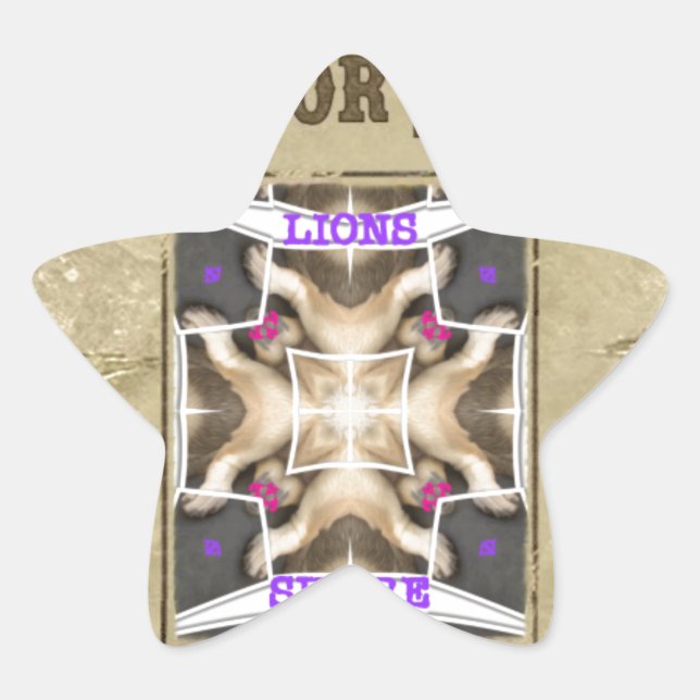 Adesivo Estrela Paz, Amor e Inspiração Desejados: Espalhar Harmoni (Frente)