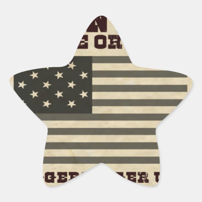 Adesivo Estrela Paz desejada (Frente)