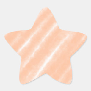 Adesivo Estrela Peach Fuzz Color Watercolor Abstrato Patterno