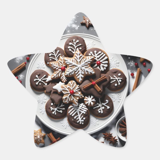 Adesivo Estrela Pegatina navidad 1 - 001 (Frente)