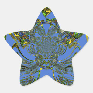 Adesivo Estrela Peixe de penas