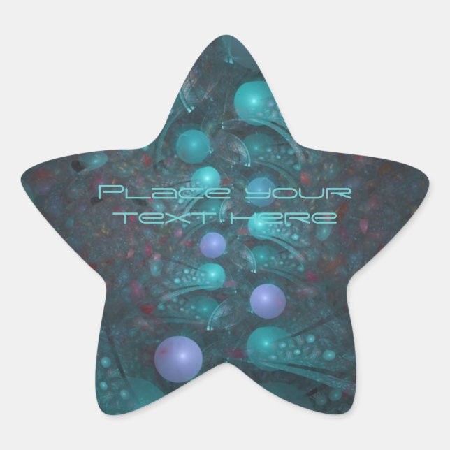 Adesivo Estrela Pele da alienígena 001 (Frente)