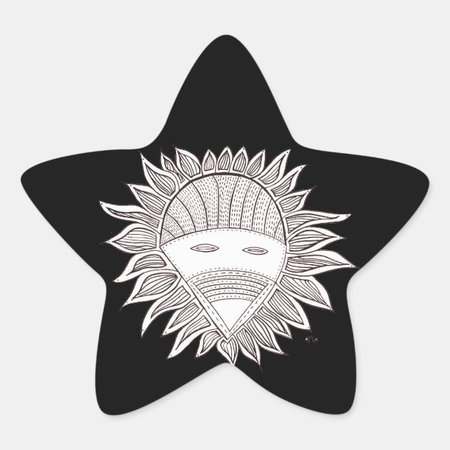 Adesivo Estrela Pequenas Pessoas de Chugach (Frente)