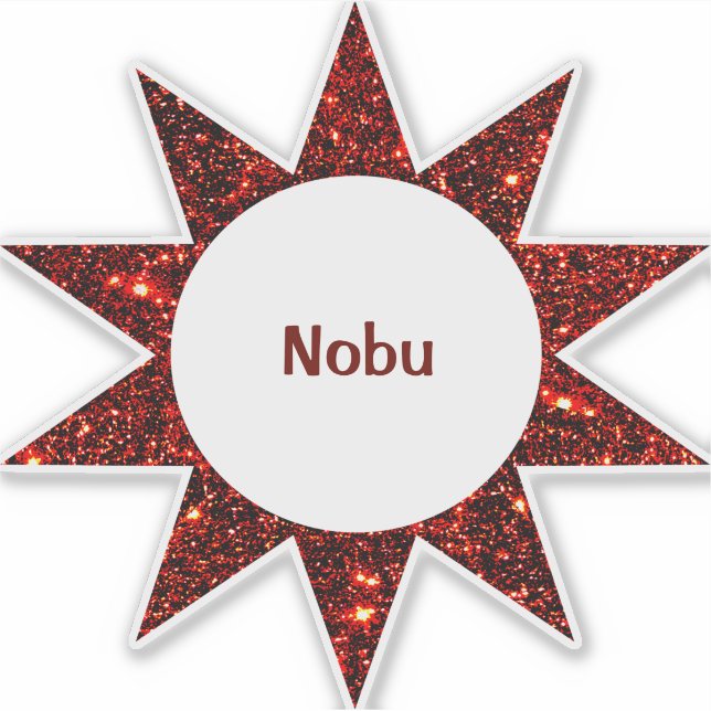 Adesivo Estrela Personalizada (Frente)