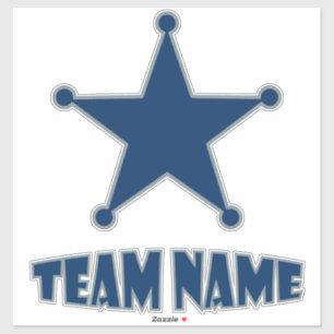 Adesivo Estrela Personalizada Única Personalizada