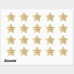 Adesivo Estrela Personalizado Personalizado Sua Própria Fotografia
