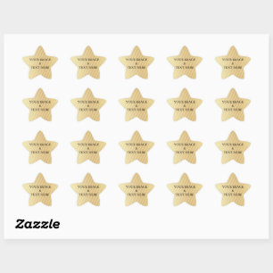 Adesivo Estrela Personalizado Personalize Sua Própria Foto & Texto
