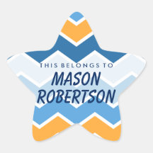 Personalizado Pertence Ao Star Sticker