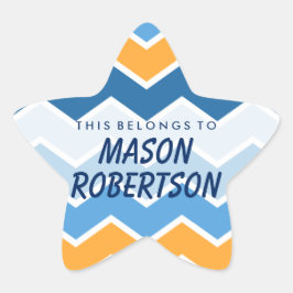 Adesivo Estrela Personalizado Pertence Ao Star Sticker