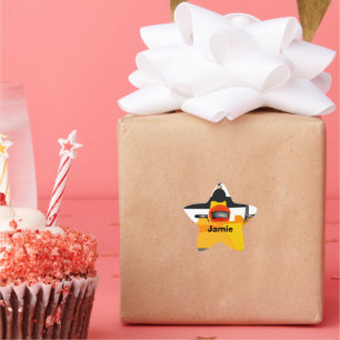 Adesivo Estrela Personalizar Presentes de Festa de aniversário de 