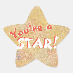 Adesivo Estrela Pet Star Sunset Pony "Você é uma Estrela!"