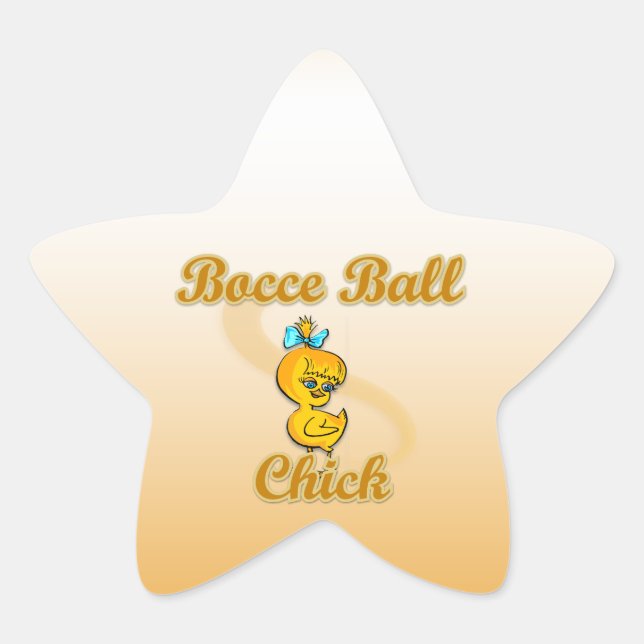 Adesivo Estrela Pintinho Bocce Ball (Frente)