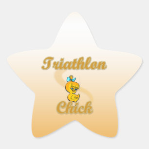 Adesivo Estrela Pintinho de Triathlon