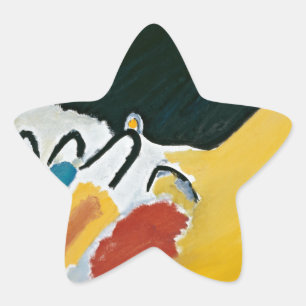 Adesivo Estrela Pintura de Abstrato do concerto de Impressão Kandi
