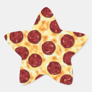Adesivo Estrela Pizza Pepperoni