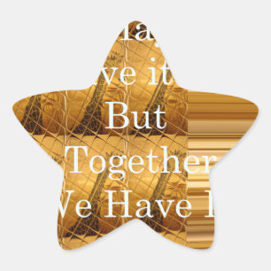 Adesivo Estrela Podemos não ter tudo Girafa Safari Hakuna Mata