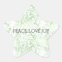 Adesivo Estrela Pontos Sparkle Verdes Dourados Glitz