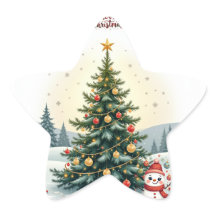 Presentes de Árvore de Natal da feliz Snow Waterco