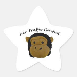 Adesivo Estrela Presentes engraçados do Controle de Tráfego Aéreo 