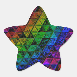 Adesivo Estrela Pride Glass