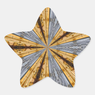 Adesivo Estrela Primitiva futurística