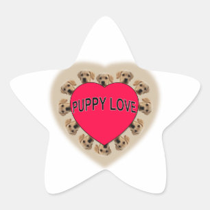 Adesivo Estrela Puppy Love