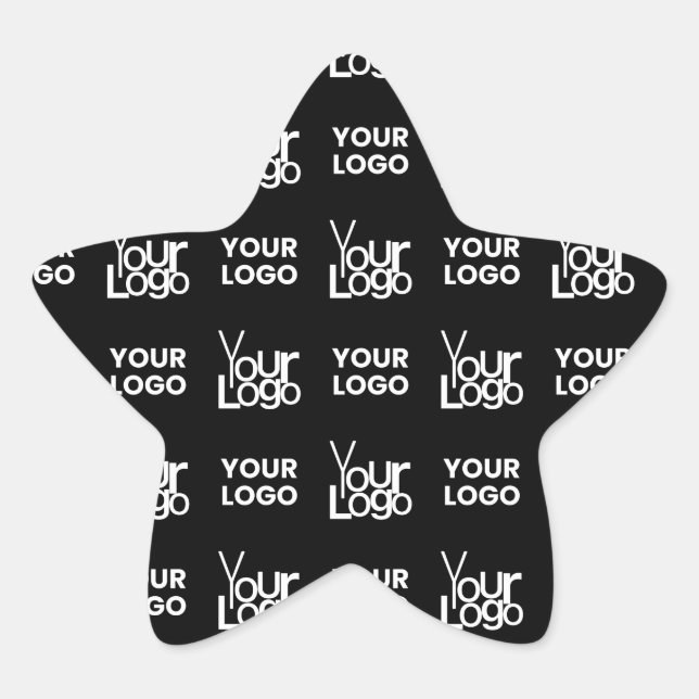 Adesivo Estrela Qualquer dois logotipos ou imagens reproduzindo pa (Frente)