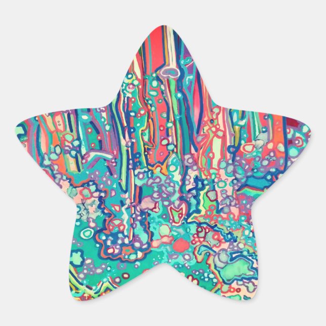 Adesivo Estrela rabisco de caneta (Frente)