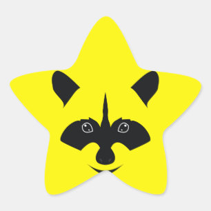 Adesivo Estrela Raccoon