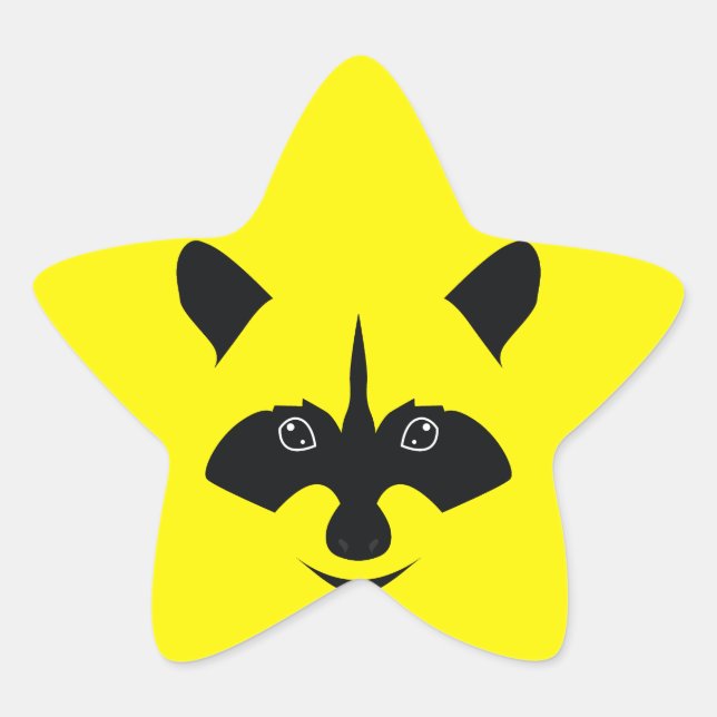Adesivo Estrela Raccoon (Frente)
