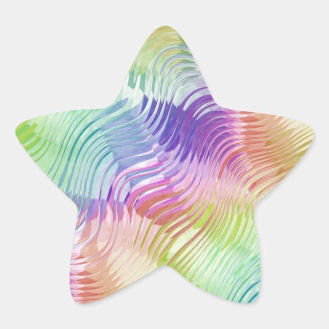 Adesivo Estrela rainwave ultradeluxe : (Frente)