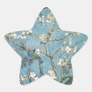 Adesivo Estrela Ramos da amêndoa de Vincent van Gogh na flor,