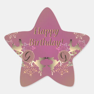 Adesivo Estrela Rebelde Purple O Seu Vinheta De Texto