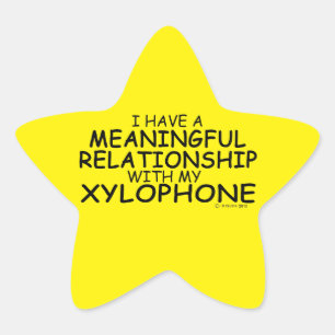 Adesivo Estrela Relação Significativa Xylophone Star Sticker