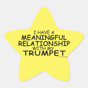 Adesivo Estrela Relacionamento Significativo com o "Trumpet Star S