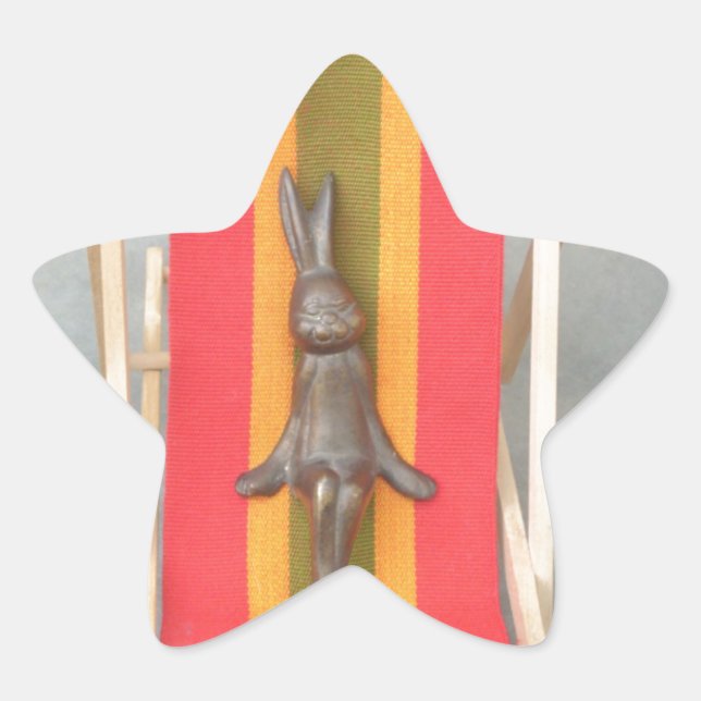 Adesivo Estrela Relaxando o Design de Trabalho de arte de vetor de (Frente)