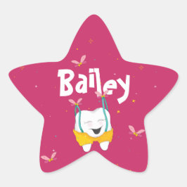 Adesivo Estrela Rosa Mágica Dente Voante