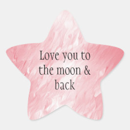 Adesivo Estrela Rosa Menino bonito