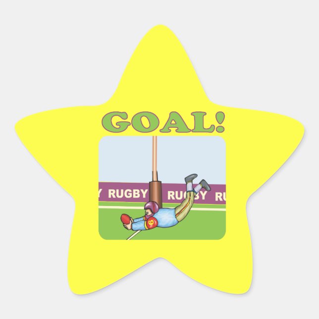 Adesivo Estrela Rugby Goal 2 (Frente)