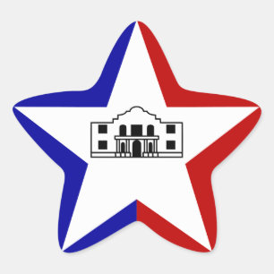 Adesivo Estrela San Antonio Flag